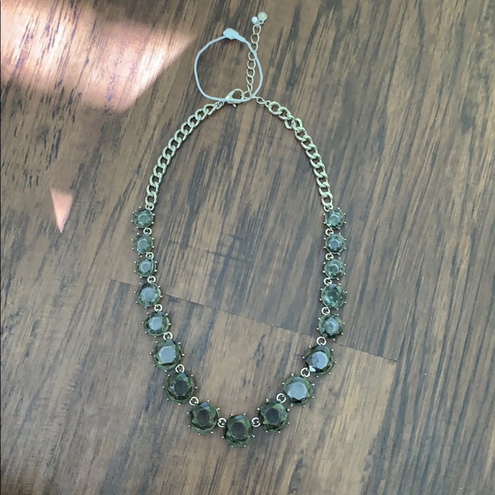 Ann Taylor Faceted crystal necklace - Picture 2 of 8